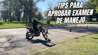 PRUEBA DE MANEJO PARA MOTOS EN CABA (EXAMEN PRACTICO PARA SACAR EL REGISTRO)