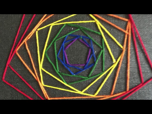 Create With Mom: Geometric Designs with String Art