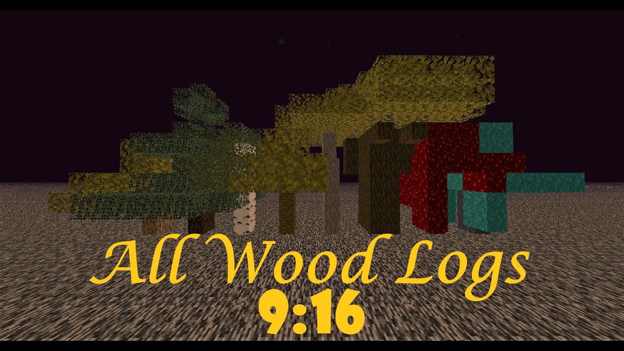 Minecraft Speedrun | All Wood Logs | 9:16 - YouTube