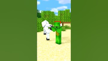 Mikey JJ Sister vs Null Herobrine Entity - Minecraft Animation