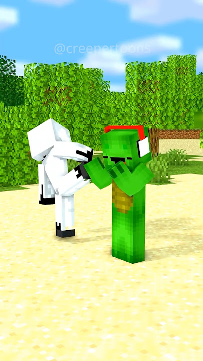 Mikey JJ Sister vs Null Herobrine Entity - Minecraft Animation