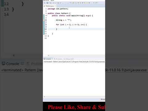 Print Pattern Without Nested Loop | #java #coding  #interview #program #shorts
