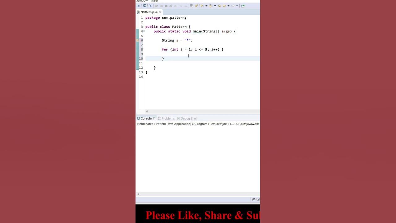 Print Pattern Without Nested Loop | #java #coding #interview #program # ...