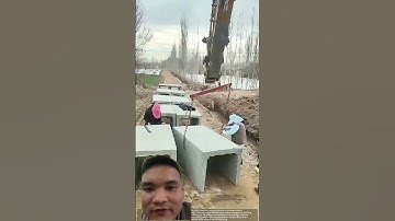 làm kênh mương bằng bê tông đúc sẵn #constructionchannel