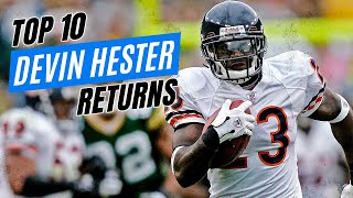 Devin Hester's 10 most ridiculous plays! - DEVIN HESTER GREATEST MOMENTS!!!