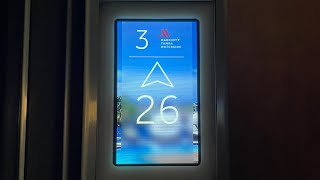 ThyssenKrupp Traction Modded Elevators at Marriott Water Street, Tampa, FL