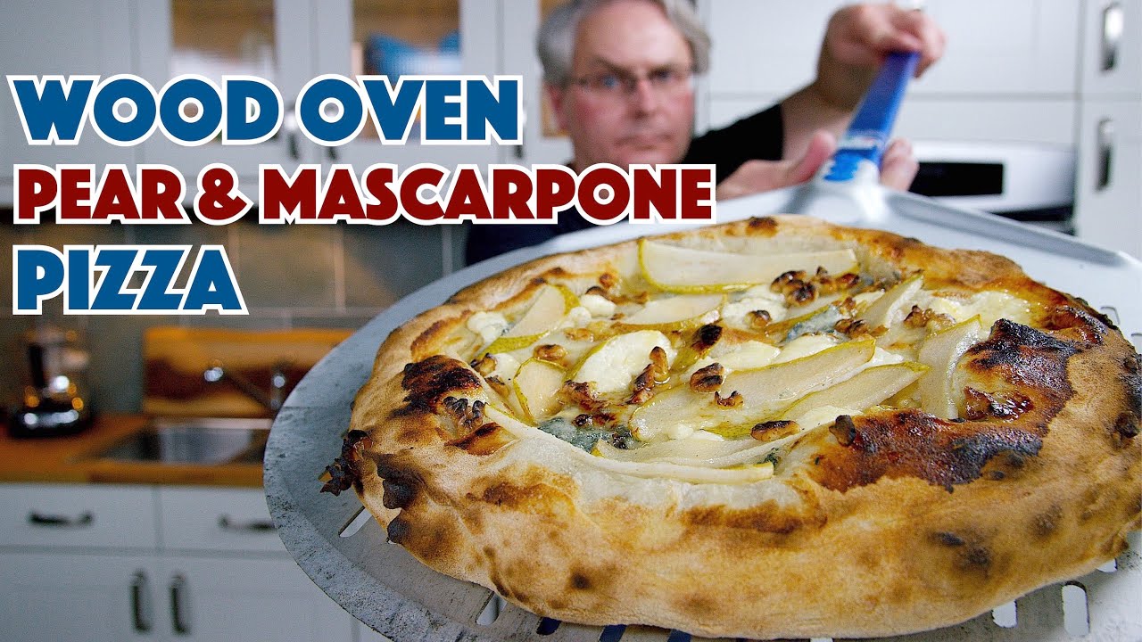 Pear Mascarpone Walnuts Gorgonzola Honey Wood Fired Pizza | Glen And Friends Cooking