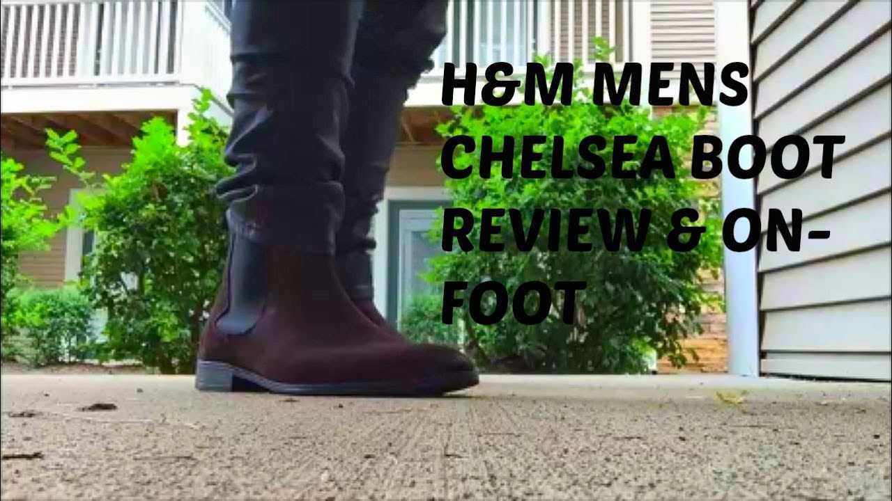 Mens Chelsea Boot H&M Mens Chelsea Boot Review & On-Foot - YouTube
