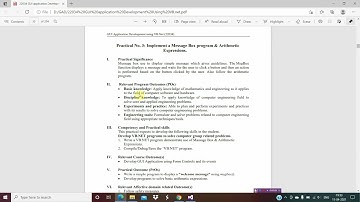 Implementation of MsgBox() and InputBox() in VB.net | Arithmatic Operations | GAD(22034)
