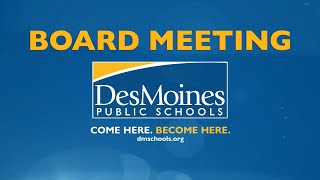 January 20, 2026 DMPS Board Meeting & Work Session