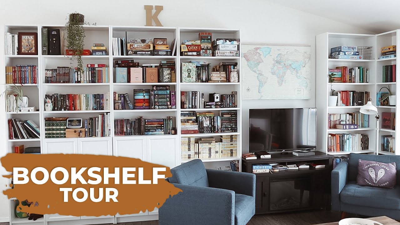 2022 BOOKSHELF TOUR (700+ BOOKS) 📚 a tour of my home library and ...