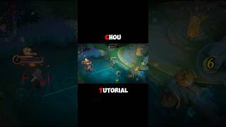 Chou Tutorial | Kill Combo Use कैसे करें 💥 | MLBB Hindi Guide #shorts