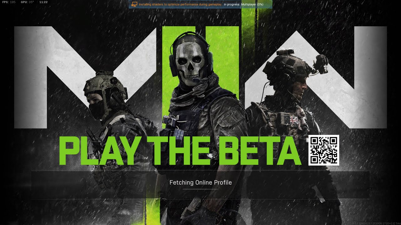 Cod MW2 Beta key oi3 2022 Playstation Xbox PC DNB Call of Duty Modern ...