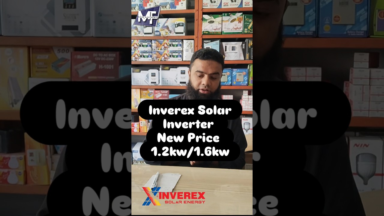 Solar Inverter Price in Pakistan Inverex Veyron 1.2kw ip21 l 1.6kw ip54 #hybridinverter #inverex