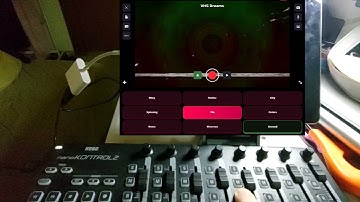 Live Video FX SP404-Style - Jam Cam app for iOS by Isak Burström (Korg NanoKONTROL 2)