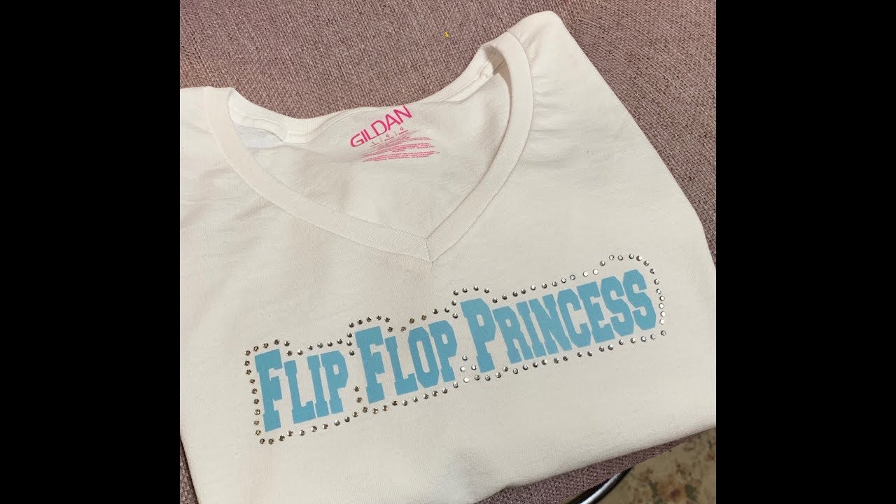 Rhinestone T-Shirt in Silhouette Studio