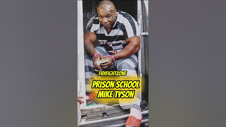 Mike Tyson prison #miketyson #boxing #criminal #jailer #prison #crime #sports