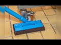 Overview: Vikan 55003 Pad Holder,Floor,9" x 3.7",PP/SS,Blue