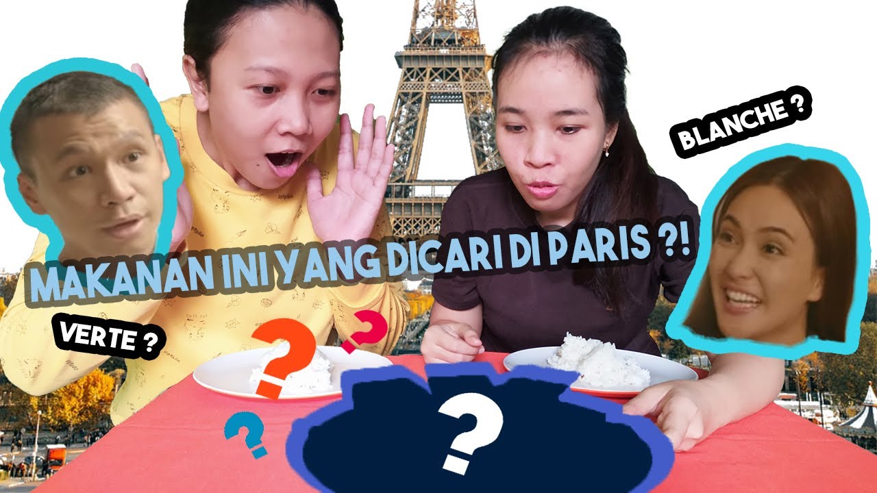 MAKANAN INI TERKENAL DI PARIS?! Pertama Kali Coba Ayam Afrika - Eiffel