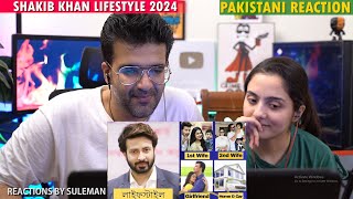 Pakistani Couple Reacts To Shakib Khan Lifestyle & Biography 2024 | Cars | Awards | Marriage