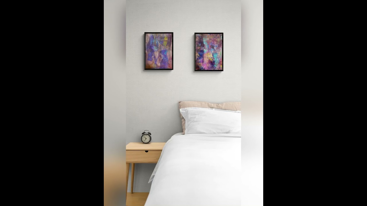 Gelli plate painting by 