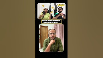 Should I write answers in Paragraph or Points? #srushtideshmukh