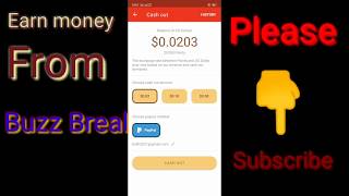 How to earn money frome Buzz Break part (1) screenshot 5