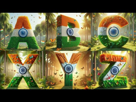 Celebrating the Indian Flag | Creative ABCD Designs #independenceday #abcd #republicday