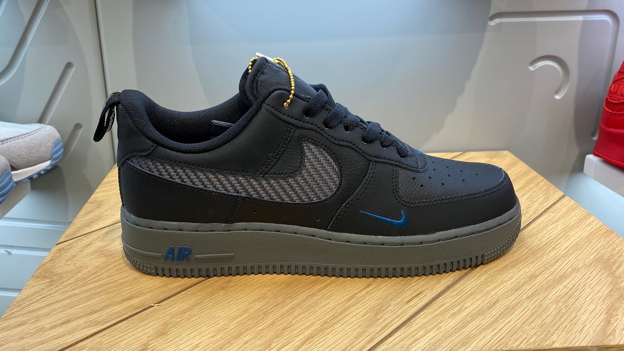 Nike Air Force 1 '07 LV8 Carbon Fiber Black Iron Grey