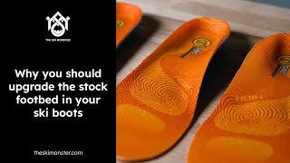 Why you should upgrade the stock footbed in your ski boots