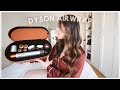 dyson airwrap hair tutorial + unboxing!