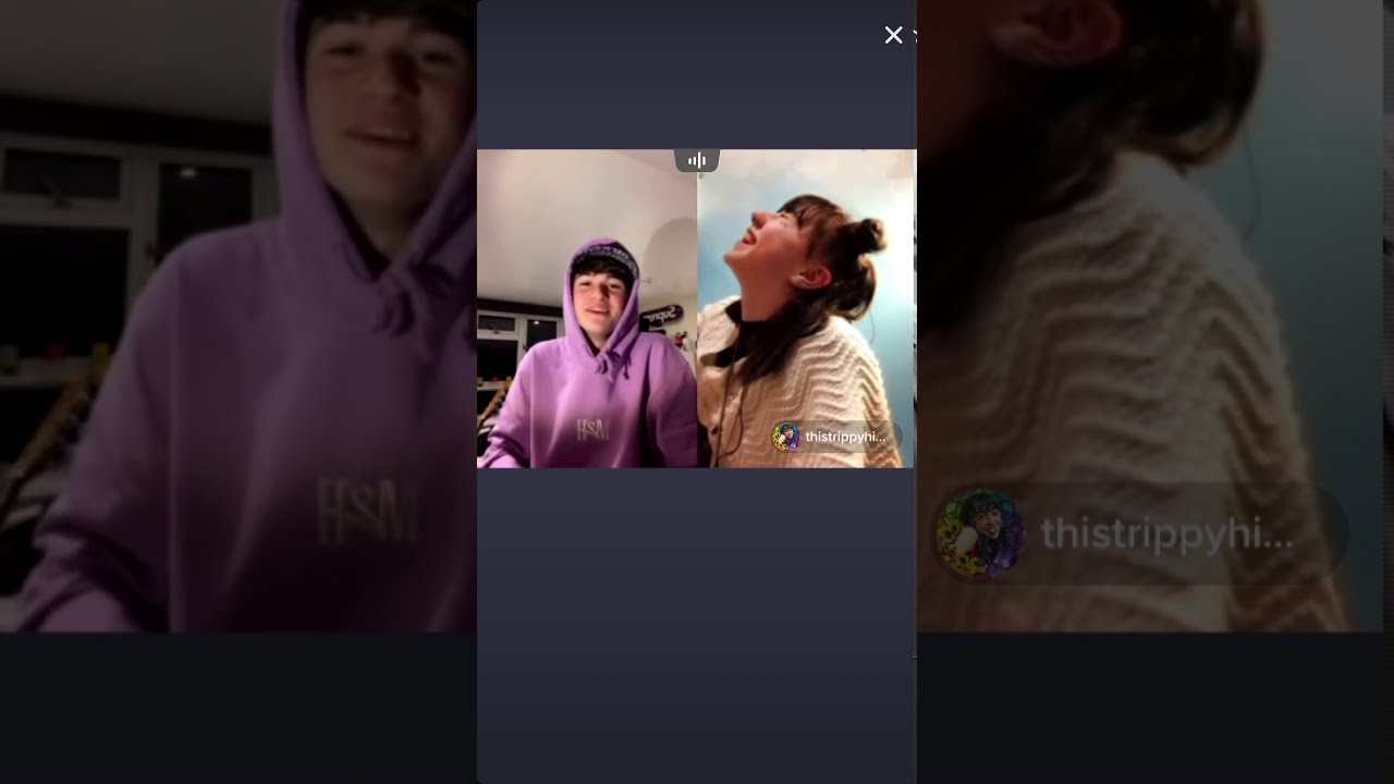 Max mills and Evie Meg TikTok live 29 1 21