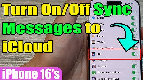 iPhone 16/16 Pro Max: How to Turn On/Off Sync FreeForm to iCloud