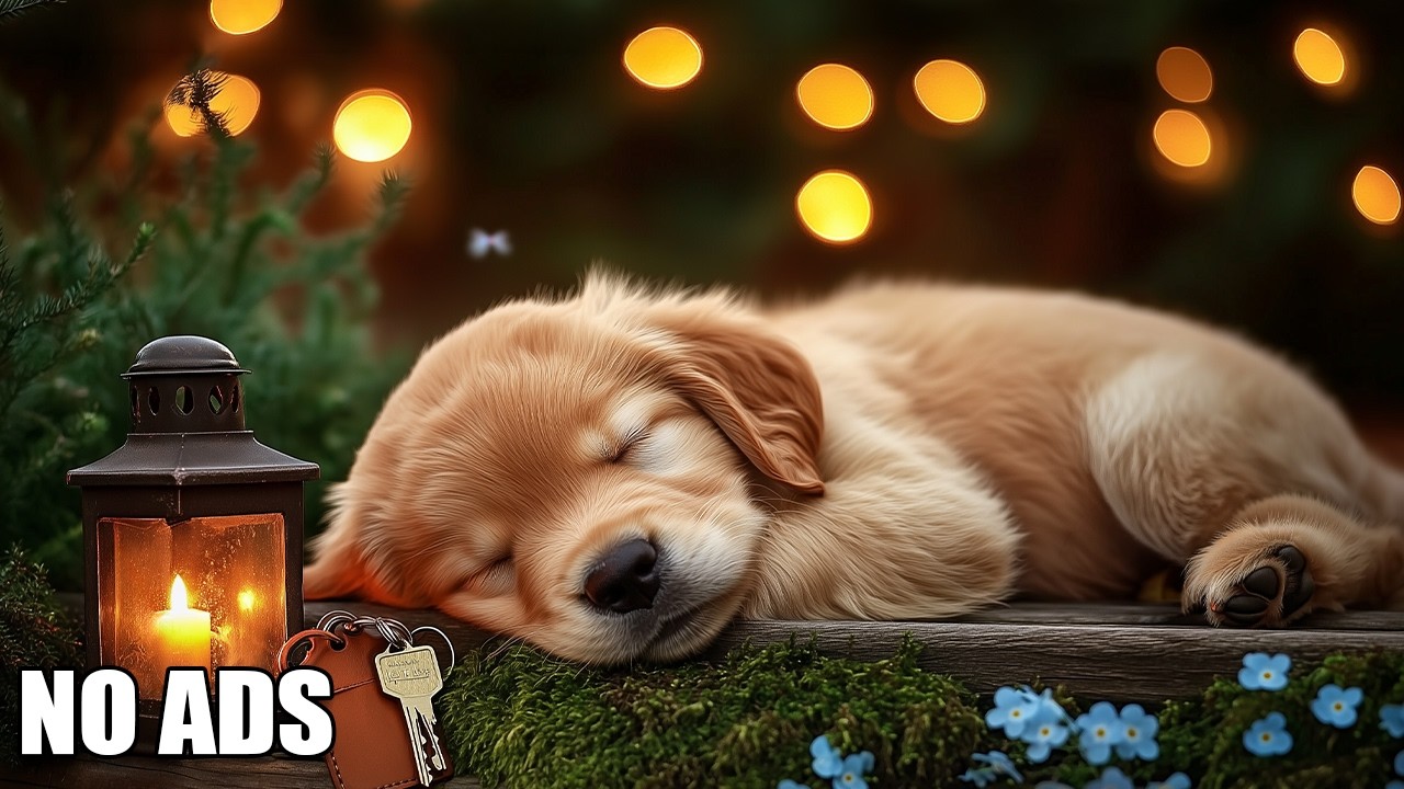 12 Hours Of Healing Dog Music🎵Relaxing Sleep Music for Dogs🐶Separation Anxiety Relief💖 Calming Piano