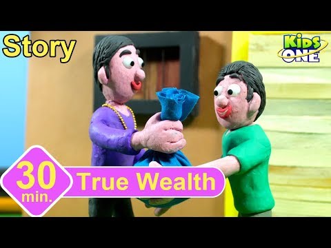 True Wealth Story | Panchatantra Stories For Children | Stop Motion Animation English Stories