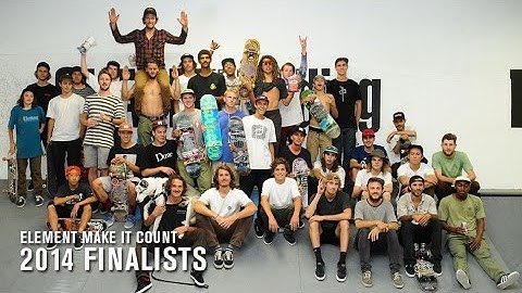 Element Make It Count Finalists in the #TWSPark - TransWorld SKATEboarding