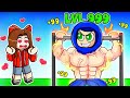 I became strongest in pull up simulator roblox