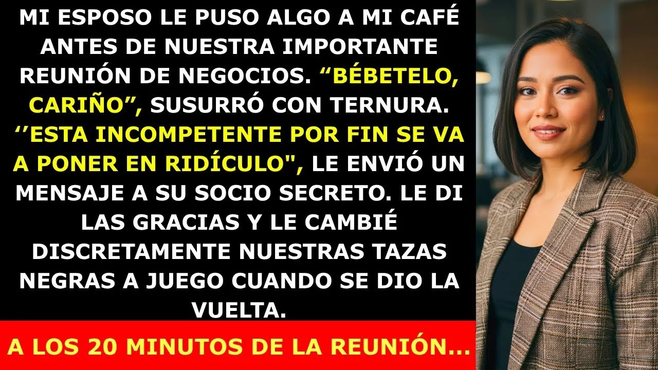 Mi Esposo Puso Algo en Mi Café Antes de una Reunión Importante; 20 Minutos Después