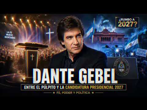 Del púlpito al poder: ¿Dante Gebel puede ser presidente? Tan Medios Noticias.
