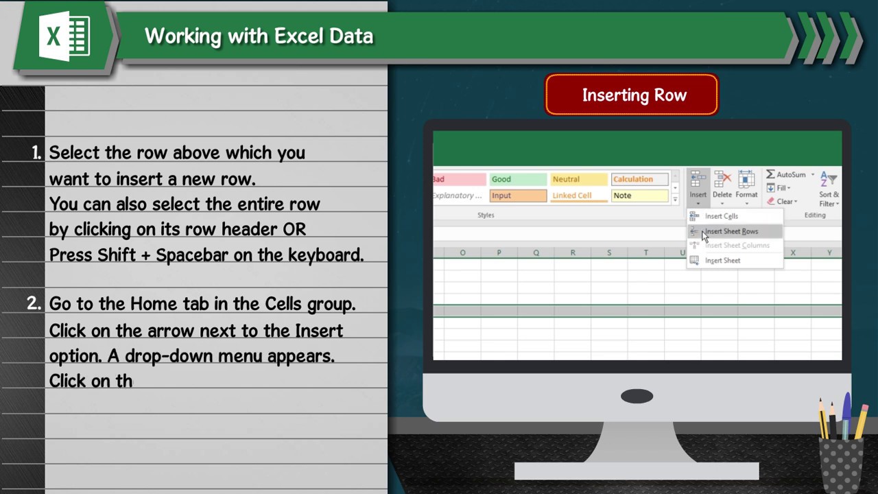 Working with Excel Data MS Excel 2016 Smart with Excel 2016 YouTube