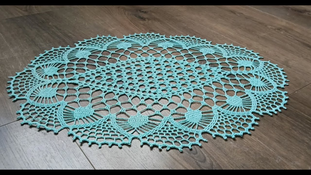 Owalny szydełkowy bieżnik cz.2/2