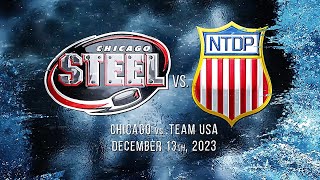 HIGHLIGHTS: USA U18s vs. Chicago Steel (12/13/23)