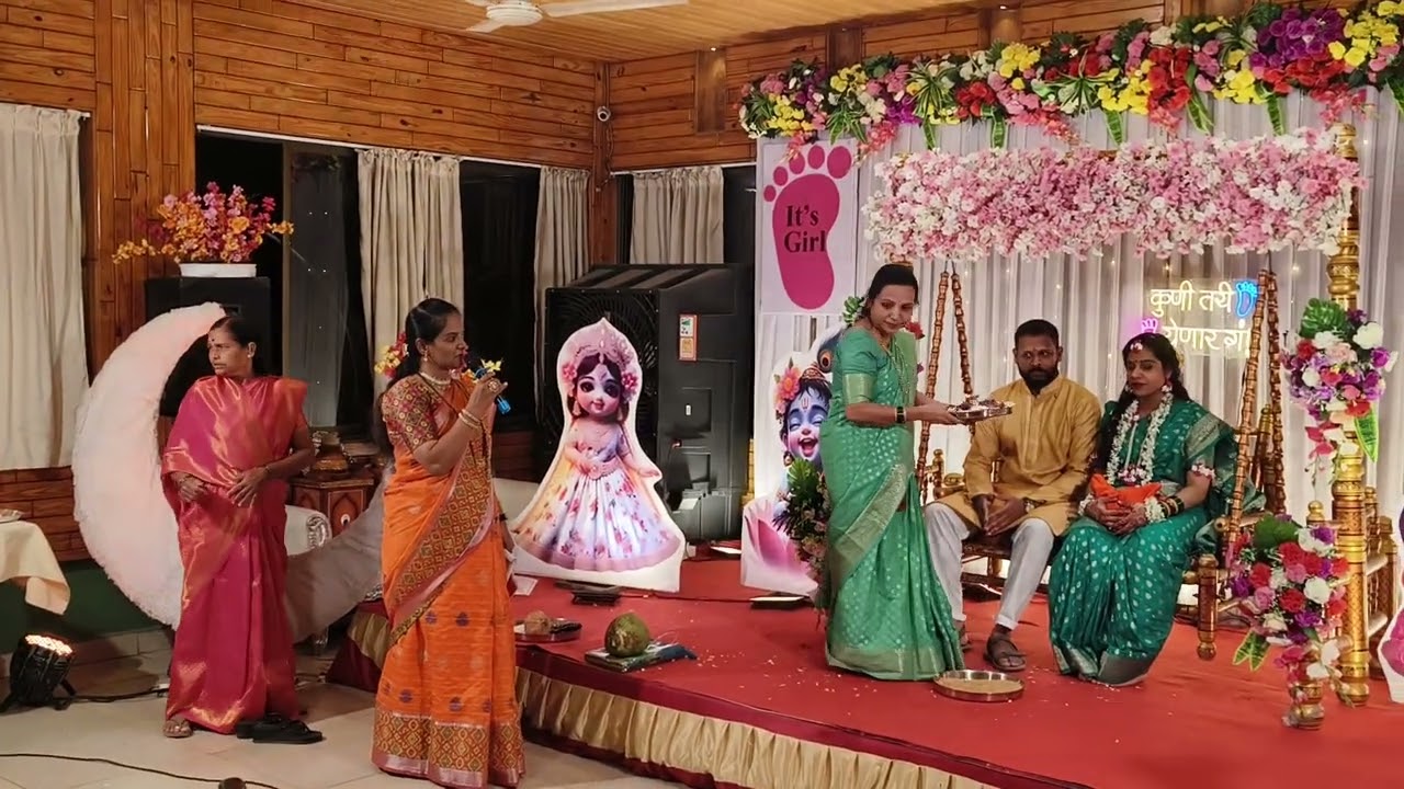 Baby shower program anchor Vidya Jitendra Joshi Chinchwad Pune 7875429795 