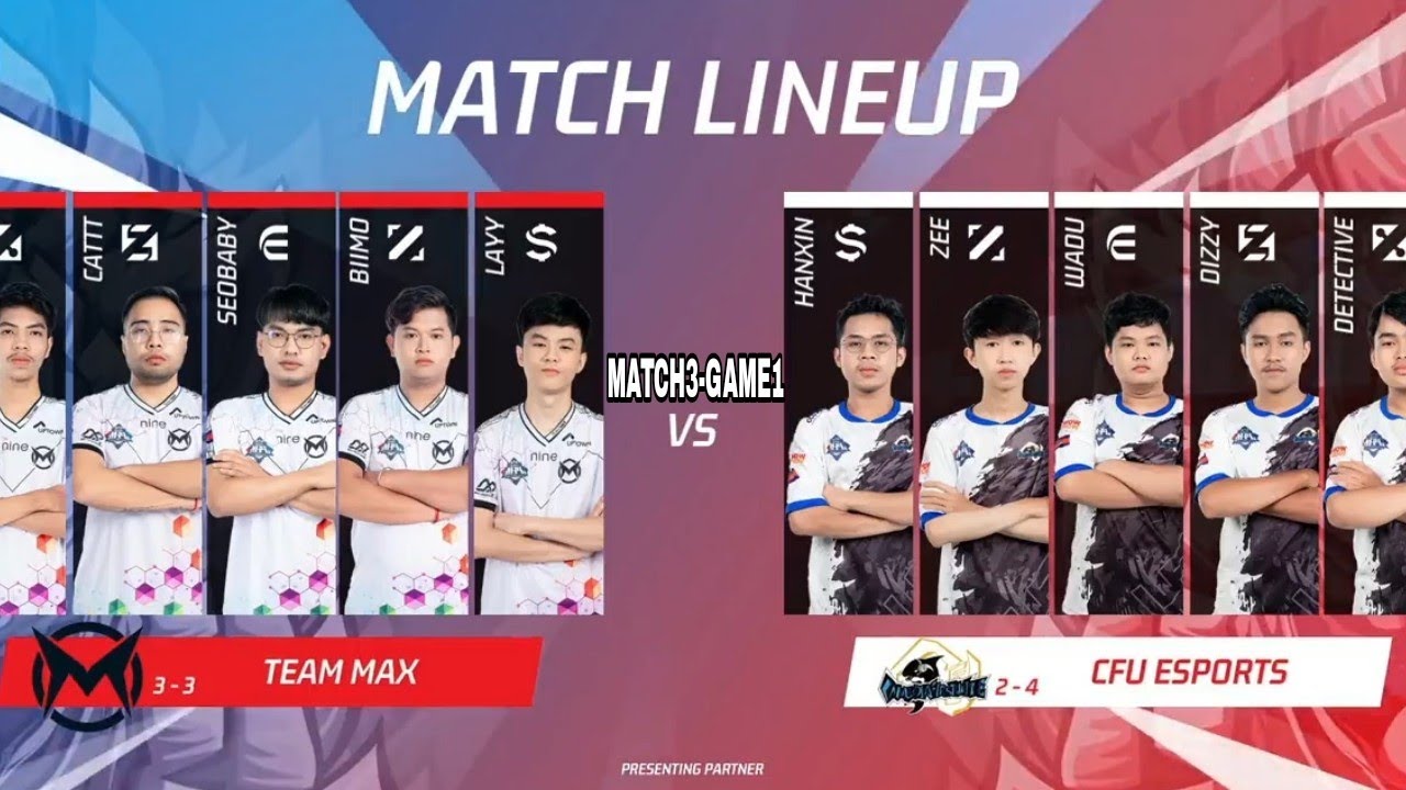 ការប្រកួតរវាងក្រុម TEAM MAX Vs CFU ESPORTS - MPL-KH 2022 Autumn Split ...