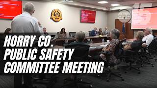 Full LIVE: Horry Co. Public Safety Committee Meeting Update