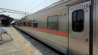 【嘶吼!柴聯加速聲浪!】臺鐵372次柴聯自強號新營開車