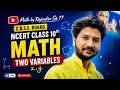 Linear equations in two variables 