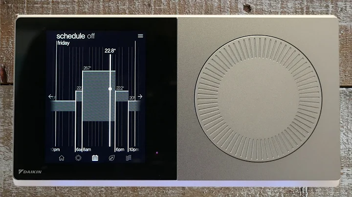 How to use your DAIKIN Fit central heat pump thermostat