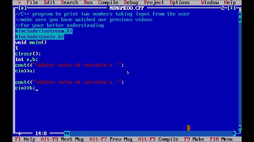 Input and Output operation in C++