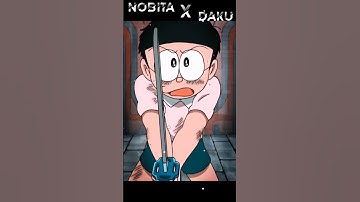 Nobita X Daku!🤬Nobita Attitude Status 😠🥵💯 #nobita #viral #doraemon #attitude #status #shorts